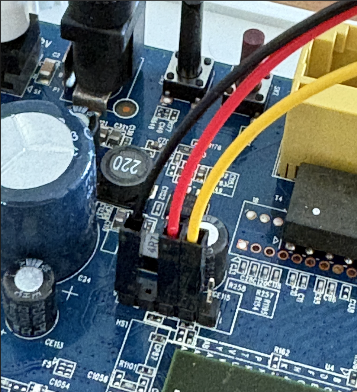 UART pins on the Zyxel